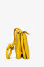 Celine Yellow Lambskin Trio Crossbody Bag with Strap