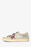 Golden Goose Silver/Purple Superstar Sneakers Size 39