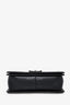 Pre-loved Chanel™ 2016-17 White/Black Leather Chevron Medium Boy Shoulder Bag