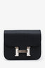 Hermès 2025 Black Epsom Constance Slim with Pouch