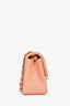 Pre-loved Chanel™ 2022 Pink Sakura Quilted Lambskin Mini Square Flap Bag