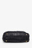 Prada Black Napa Leather Ruched Bag With Strap