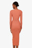A.L.C Terracotta Madison Knit Maxi Dress Size XS