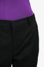Jil Sander Black Cotton Trousers Size 38