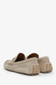 Gucci Light Grey Suede Horsebit Loafers Size 13 Mens