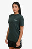 Balmain Green Cotton Logo Short Sleeve T-Shirt Size S