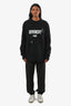 Rick Owens P/E 21 Pantalon de jogging « Phlegethon » en mélange de soie noir Taille 6