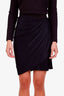 Proenza Schouler Black Pleated Midi Skirt Size 2