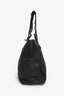 Georgio Armani Black Leather Buckle Strap Tote Bag