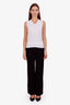 Pre-loved Chanel™ 2021 Black Tweed Crochet Trim Pants Size 36
