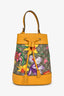 Gucci GG Supreme Canvas Leather Flora Small Ophidia Bucket Bag