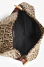 Fendi Zucca Canvas Mini Mamma Baguette Pink Resin Chain Shoulder Bag