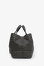 Christian Dior Green Cannage Leather Medium Toujours Tote With Pouch