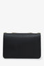 Gucci Black Leather Interlocking G Medium Dollar Bag