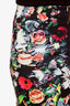 McQ Alexander McQueen Floral Print Jersey Pencil Skirt Size S