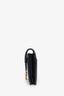 Christian Dior 2021 Black Leather Saddle Wallet