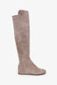 Stuart Weitzman Blush Suede 'All Day Skimmer' Knee High Boot Size 38.5