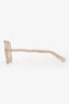 Chloe Beige Oversized Square Sunglasses