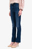 MOTHER Dark Blue Denim High Waisted 'Runaway Stretch' Flared Jeans Size 25