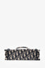 Christian Dior 2024 Blue Dior Oblique Embroidery Mini Book Tote