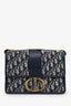 Christian Dior Navy Oblique Small 30 Montaigne Bag