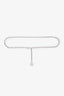 Maje Silver Clover Logo Chain Belt