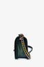Pre-loved Chanel™ Metallic Green Aged Lambskin Leather Old Medium Boy Bag