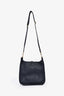 Hermès 2019 Navy Blue Clemence Leather Evelyne III PM 29