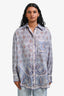 Zimmermann Blue Multicolour Silk Vitali Paisley Print Long Sleeve Shirt Size 0