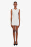 Fendi White FF Logo Print Mini Dress Size 40