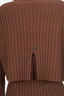 Maje Brown Wool Midi Dress + Sweater Set Size 38