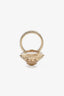 Pre-loved Chanel™ 2013 Gold Tone Resin CC Cocktail Ring Size 6.5
