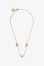 Fendi Gold Tone 'F Is Fendi' Necklace