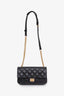 Pre-Loved Chanel™ 2018-19 Black Quilted Aged Calfskin Mini Reissue 2.55 Belt Bag