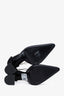 Mach & Mach Black Satin Audrey 55 Pumps Size 39