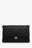 Pre-loved Chanel™ 2015-16 Black Quilted Lambskin Jumbo Classic Double Flap
