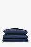 Pre-loved Chanel™ 2019 Blue Quilted Calfskin Leather Metal Top Handle Envelope Flap