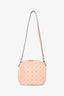 Louis Vuitton 2018 Magnolia Pink Mahina Leather Babylone Chain BB with Strap
