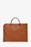 Longchamp Brown Leather Le Foulonné S Briefcase