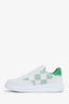 Louis Vuitton White/Green Leather Beverly Hills Sneakers Size 8 Mens