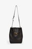 Bottega Veneta Brown Leather Andiamo Medium Bucket Bag