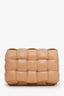 Bottega Veneta Beige Intrecciato Leather Padded Cassette Crossbody Bag