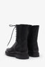 Celine Black Leather Lace-up Ranger Combat Boots Size 37