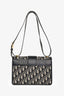 Christian Dior Navy Canvas Oblique 30 Montaigne Shoulder Bag