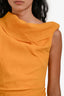 Anna Quan Yellow Textured Off-The-Shoulder 'Eleni' Maxi Dress Size XS