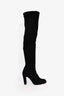 Stuart Weitzman Black Suede Over The Knee Boots Size 39