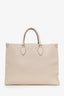 Louis Vuitton Cream Monogram Empreinte Leather OnTheGo GM Tote