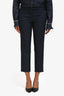 Thom Browne Navy Structured Denim Trousers Size 38