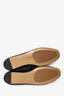 Le Monde Beryl Black Leather Studded Regency Slipper Size 40.5