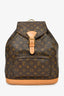 Louis Vuitton Monogram Canvas Leather Backpack